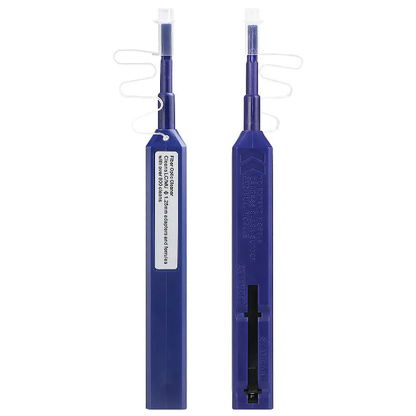 Kurzer Glasfaserreiniger für 2,5 mm FC SC ST und 1,25 mm LC MU-Stecker und Schottadapter