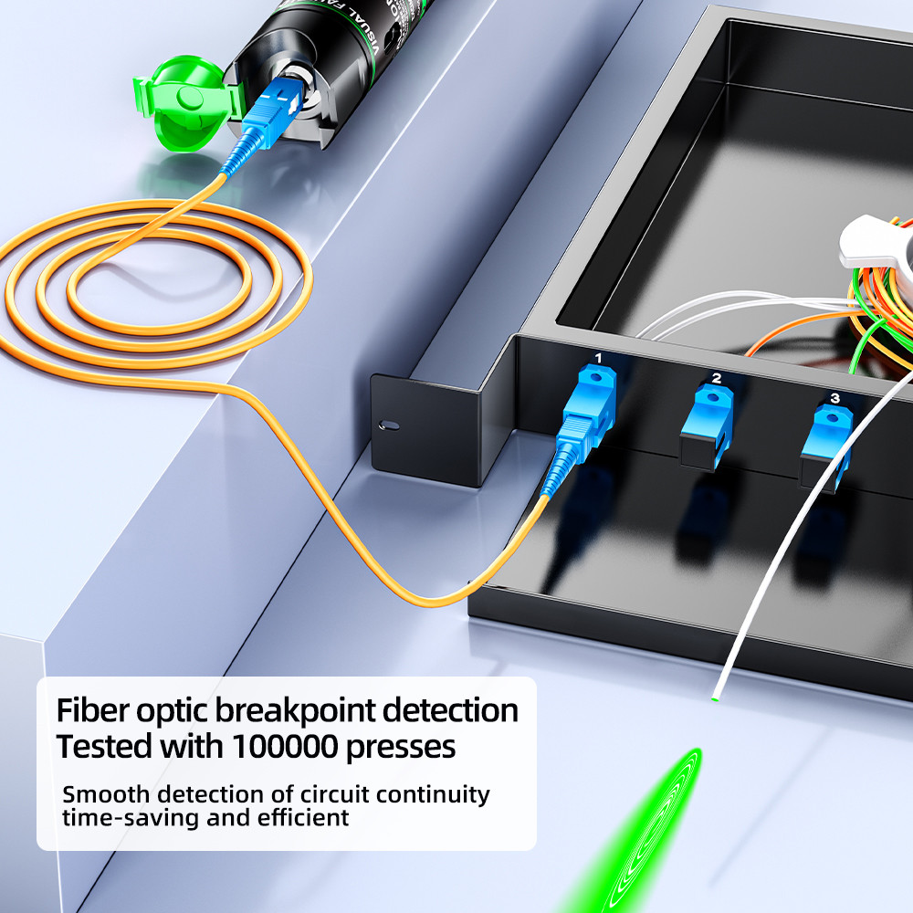 Green Laser Red Laser Fault Tracker For FTTH FTTB FTTX Network With SC ...