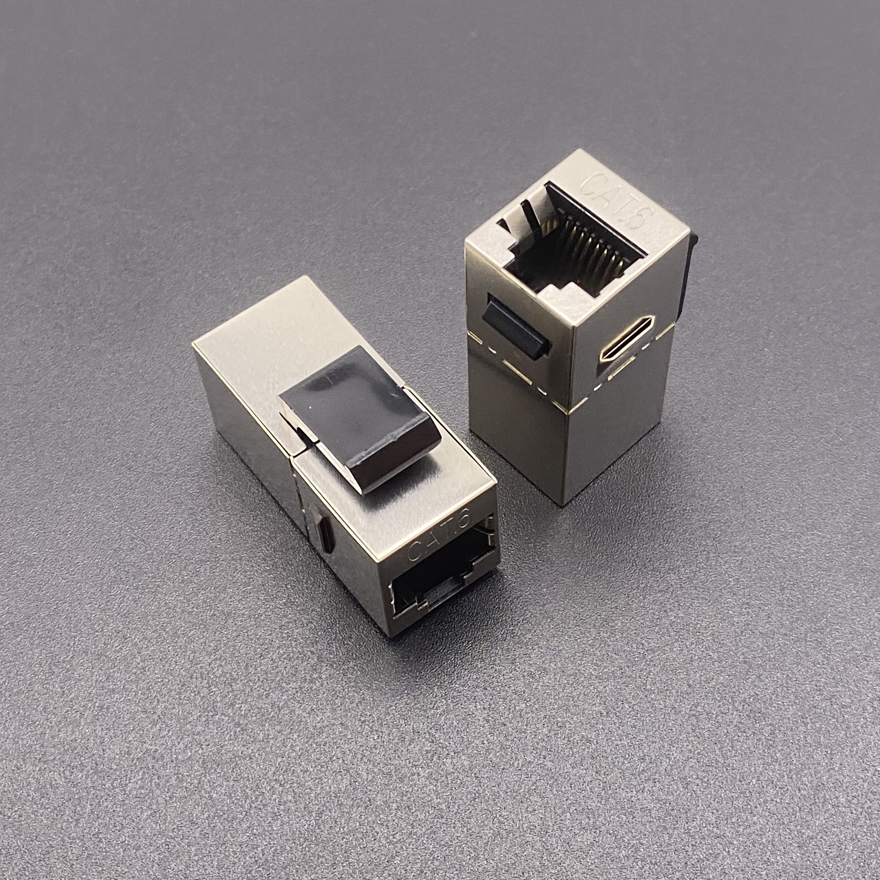 Inline Coupler RJ45 Keystone Jack ANSHI Cat5E STP FTP 8P8C Female