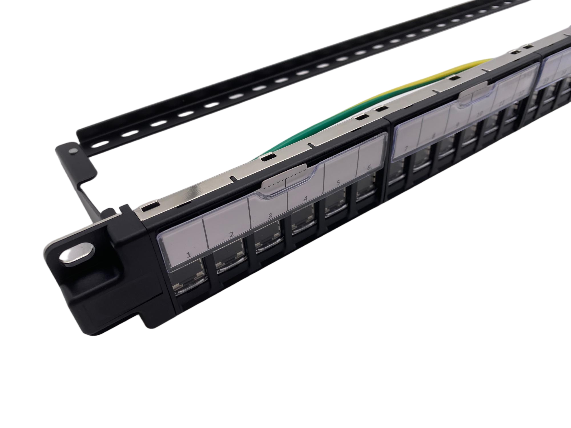 Cat6 FTP Rack Mount Patch Panel FTP PASS THROUGH KEYSTONE JACK r