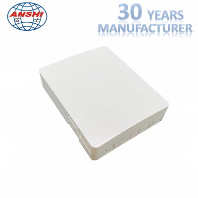 8 Port FTTH Fiber Optic Terminal Box ABS Plastic Material