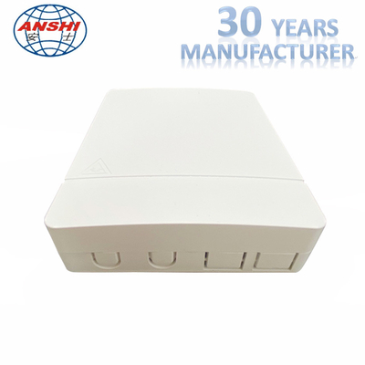 8 Port FTTH Fiber Optic Terminal Box ABS Plastic Material