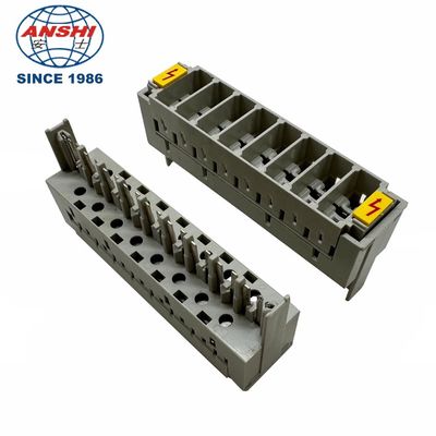 8 Pairs LSA Plus Module 2 Pole 3 Pole Gas Tube Arrester GDT Magazine IDC Module Telecom