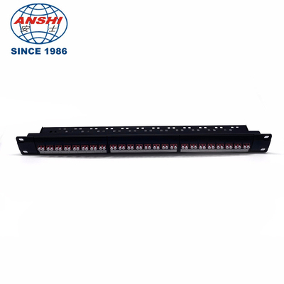 Rack Mount ODF Fiber Optic Patch Panel For Telecommunications