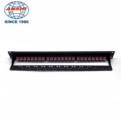 Rack Mount ODF Fiber Optic Patch Panel For Telecommunications