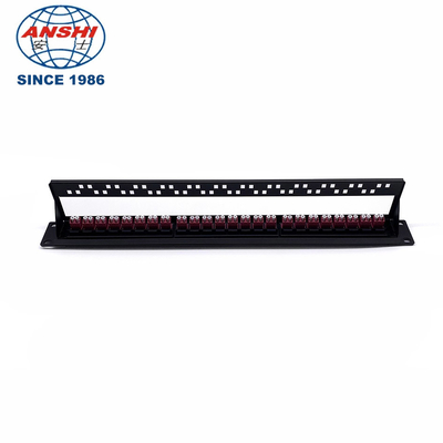 Rack Mount ODF Fiber Optic Patch Panel For Telecommunications