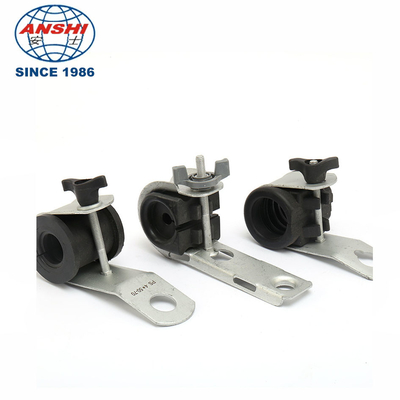 ADSS optical cable suspension clamp, pre twisted suspension clamp J-type suspension clamp fixing fixture