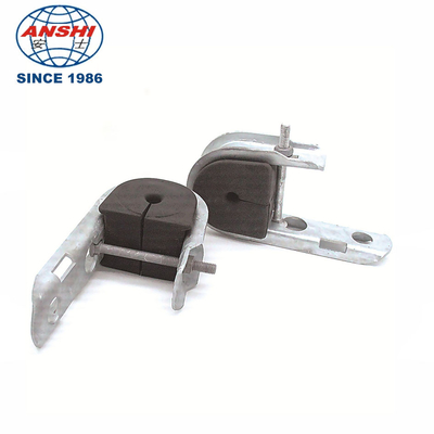 ADSS optical cable suspension clamp, pre twisted suspension clamp J-type suspension clamp fixing fixture