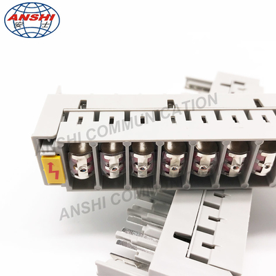 ANSHI 10 Pairs 3 Pole Gas Tube Arrester LSA Plus Module Overvoltage Protection