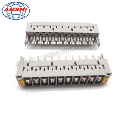 ANSHI 10 Pairs 3 Pole Gas Tube Arrester LSA Plus Module Overvoltage Protection