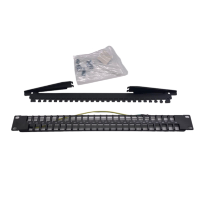 Modular High Density Zig Zag patch panel, 48xRJ45/u/s, unequipped, 1U