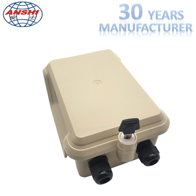 Telecom Distribution Box 10 / 20 / 30 Pair , Waterproof White FTTH Termination Box