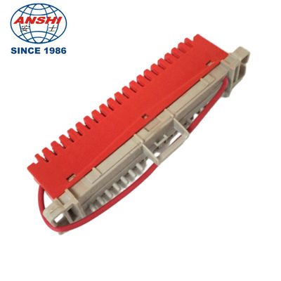 ABS / PBT KRONE Standard LSA Plus Module 10 Pairs Earth Module For Telecommunication