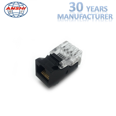 Toolfree RJ45 Cat5e UTP Gold Plating Keystone Jack
