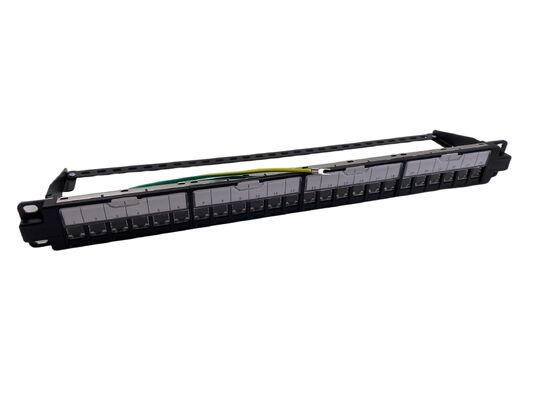 19-inch 1U Modular Type Rack Mount Patch Panel UTP & FTP for Networking and Cabling