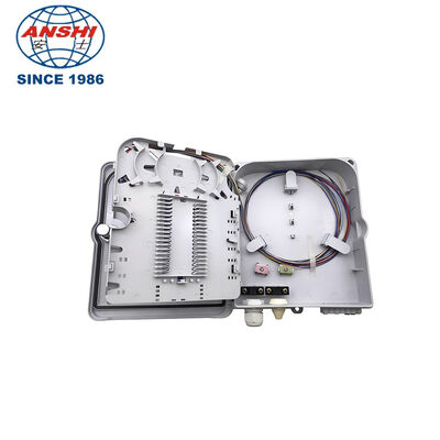 12-Core Fiber Optic Distribution Box with LC Simplex Adapters & IP65 Protection for FTTH Applications