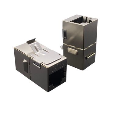Cat5e Shielded Keystone Jack with Straight Through RJ45 Port for Stable Data Transmission