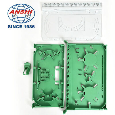 Factory Wholesale 12 Core 24 Core Fiber Direct Splice Tray Eco-Friendly ABS Telecom V3.0 ODF Integrated Fiber Splice Tray