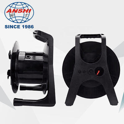 30M Outdoor Tactical Cable Reel, CMP Sealed UTP/FTP Ethernet Cable & FC Armored Fiber Patch Cord, Cat5e Cat6 Cat7, Plastic Cable Reel For Network Wiring