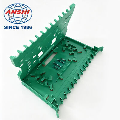 24 Core Integrated Fiber Splice Tray SC FC Connector, Telecom Grade 24C ODF Splice Tray, Fiber Optic Splice Tray Without Jumper