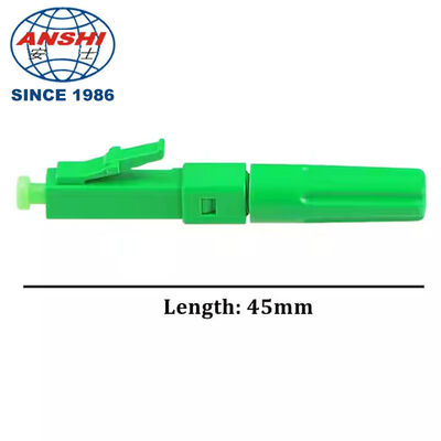 FTTH Fiber Optic LC APC Fast Connector Mechanical Splicer Metal V‑groove Single Mode Multimode OM3 OM4