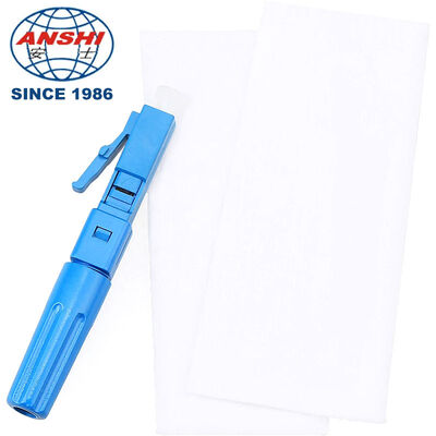 Fiber Optic LC APC Fast Connector FTTH Mechanical Splicer  Metal V-groove Single Mode Multimode OM3 OM4