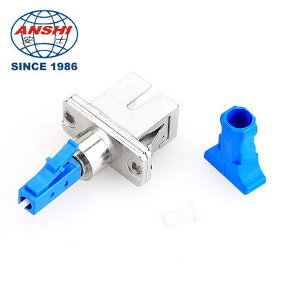 Hybrid LC SC Fiber Optic Adapter LC to SC APC/UPC Simplex Flange Coupler Converter