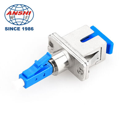 Hybrid LC SC Fiber Optic Adapter LC to SC APC/UPC Simplex Flange Coupler Converter