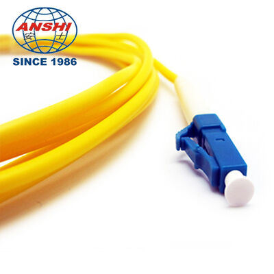 Communication Manufacturer 90 Degree Bent Boot Lc Sm Sx Fiber Optic Patch Cord Connector