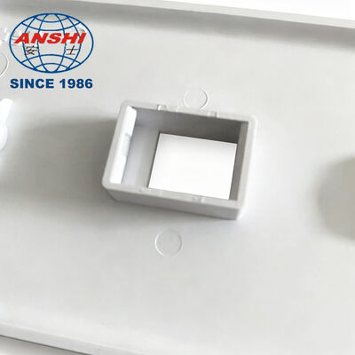 US Standard 1 to 6 Gang Wall Plate, ABS Flame Retardant Network Outlet Faceplate Cover