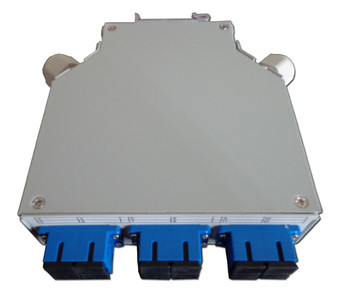 Metal 6 Cores Fiber Optic Terminal Box / Waterproof Fiber Optic Termination Box