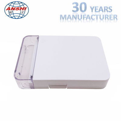 FTTH Fiber Optic Distribution Box 1 Cores Slide Wall Mount Termination Box